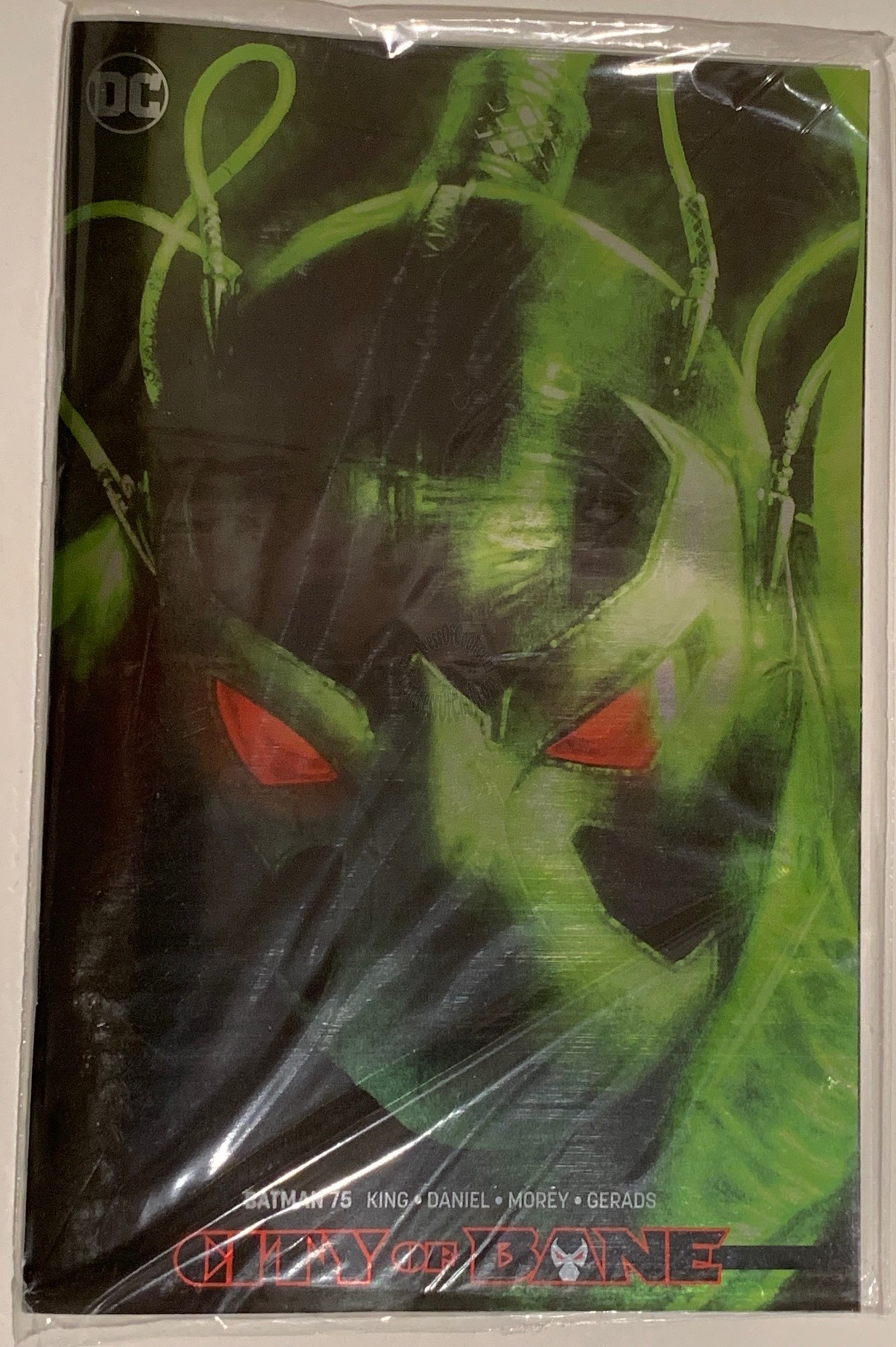 BATMAN #75 SDCC 2019 EXCLUSIVE SILVER FOIL Dell'Otto BANE VARIANT