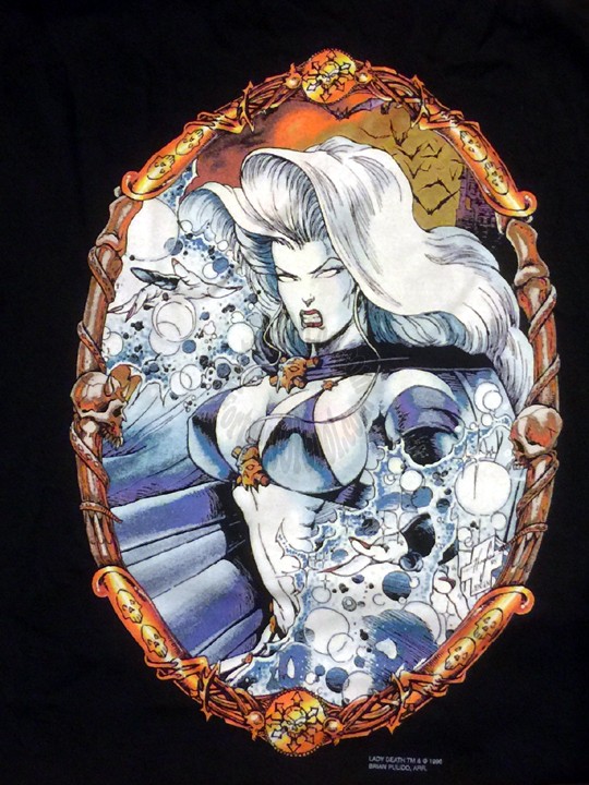 Lady Death Two Sided Vintage T-Shirt XL
