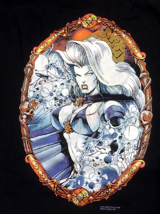 Lady Death Two Sided Vintage T-Shirt XL