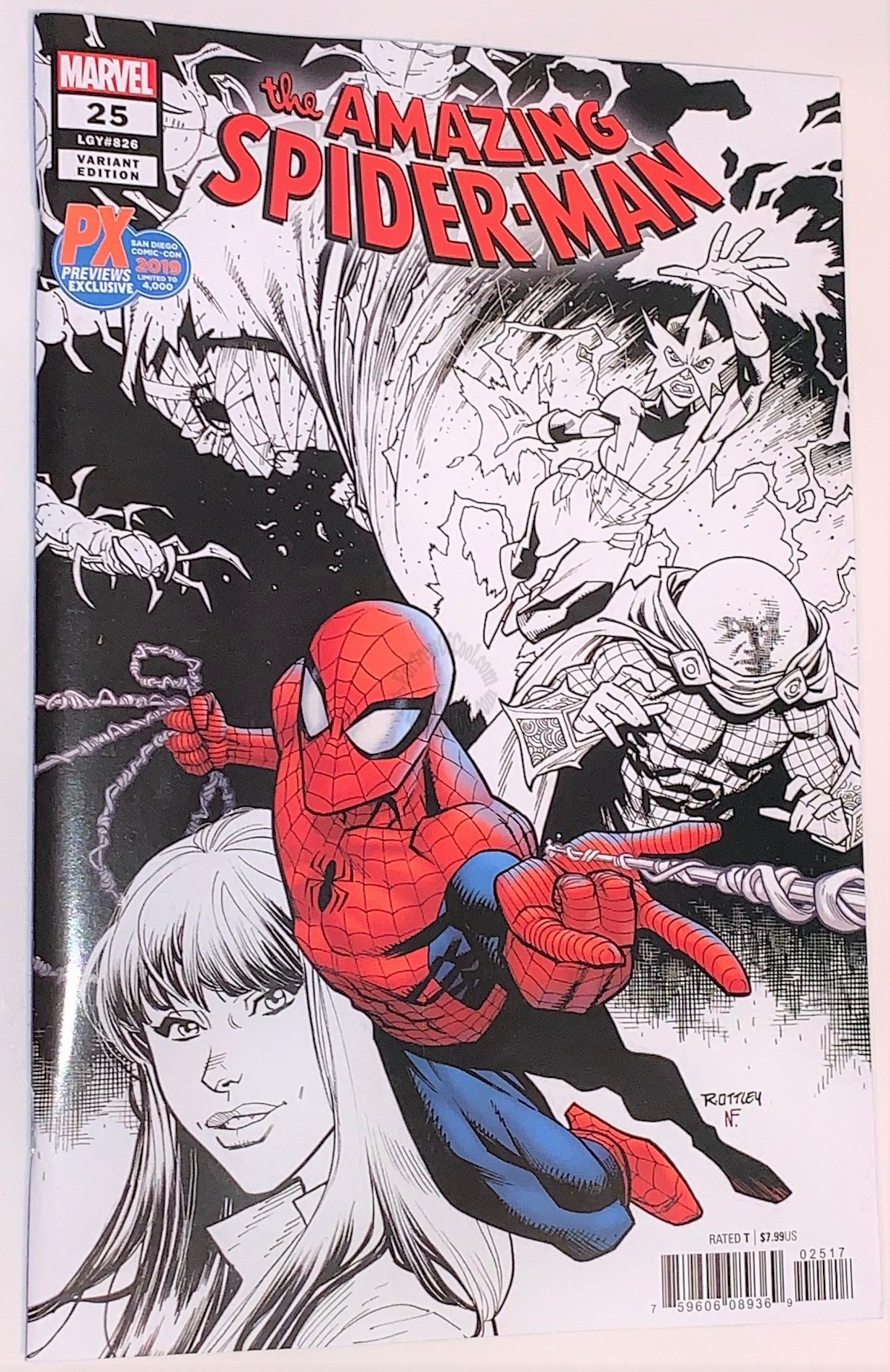 AMAZING SPIDER-MAN #25 Ryan Ottley SDCC 2019 EXCLUSIVE VARIANT