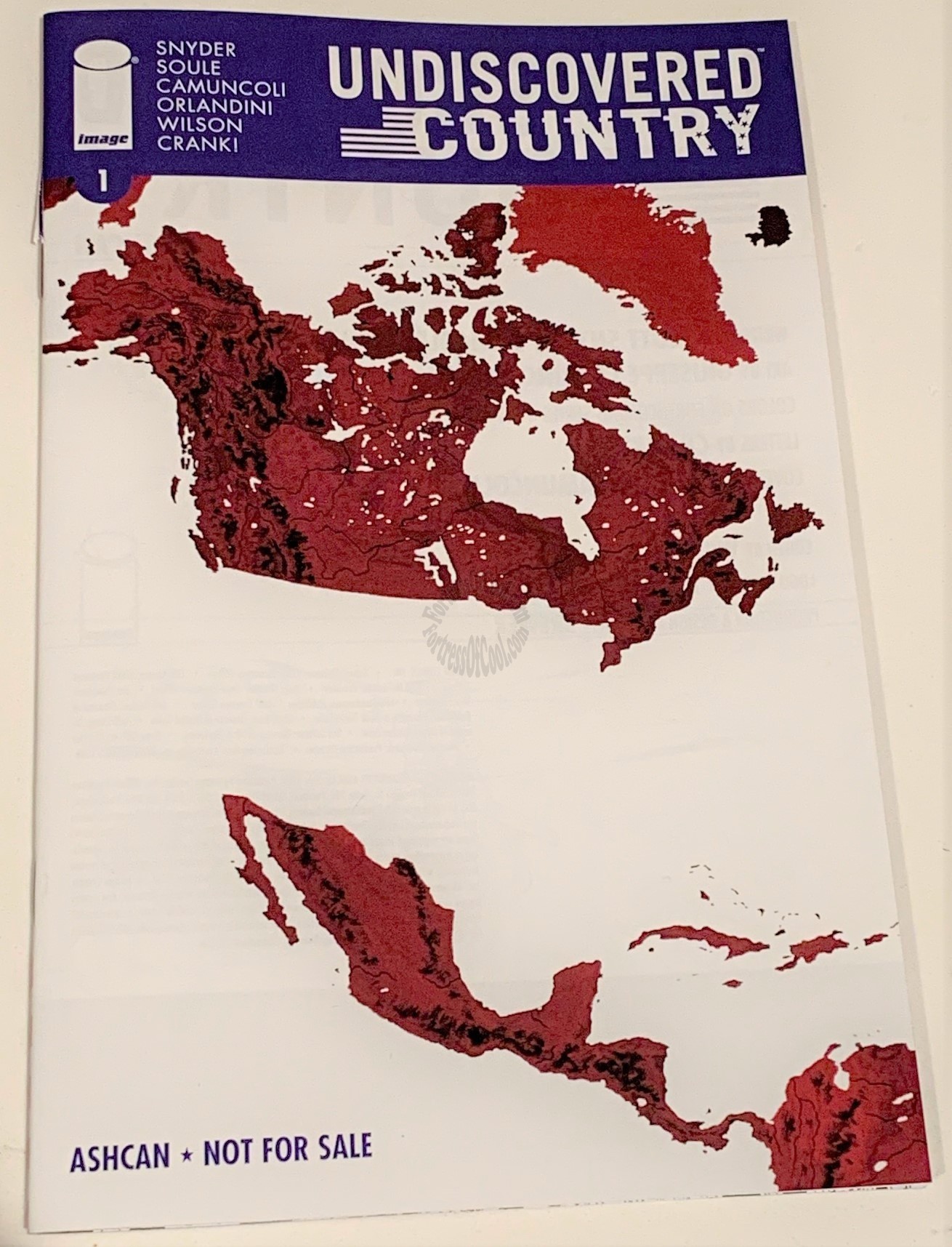 UNDISCOVERED COUNTRY #1 - SDCC 2019 RETAILER EXCLUSIVE ASHCAN