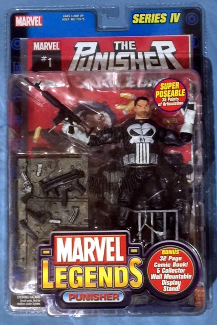 PUNISHER - WAR ZONE- MARVEL LEGENDS SERIES IV (4) 