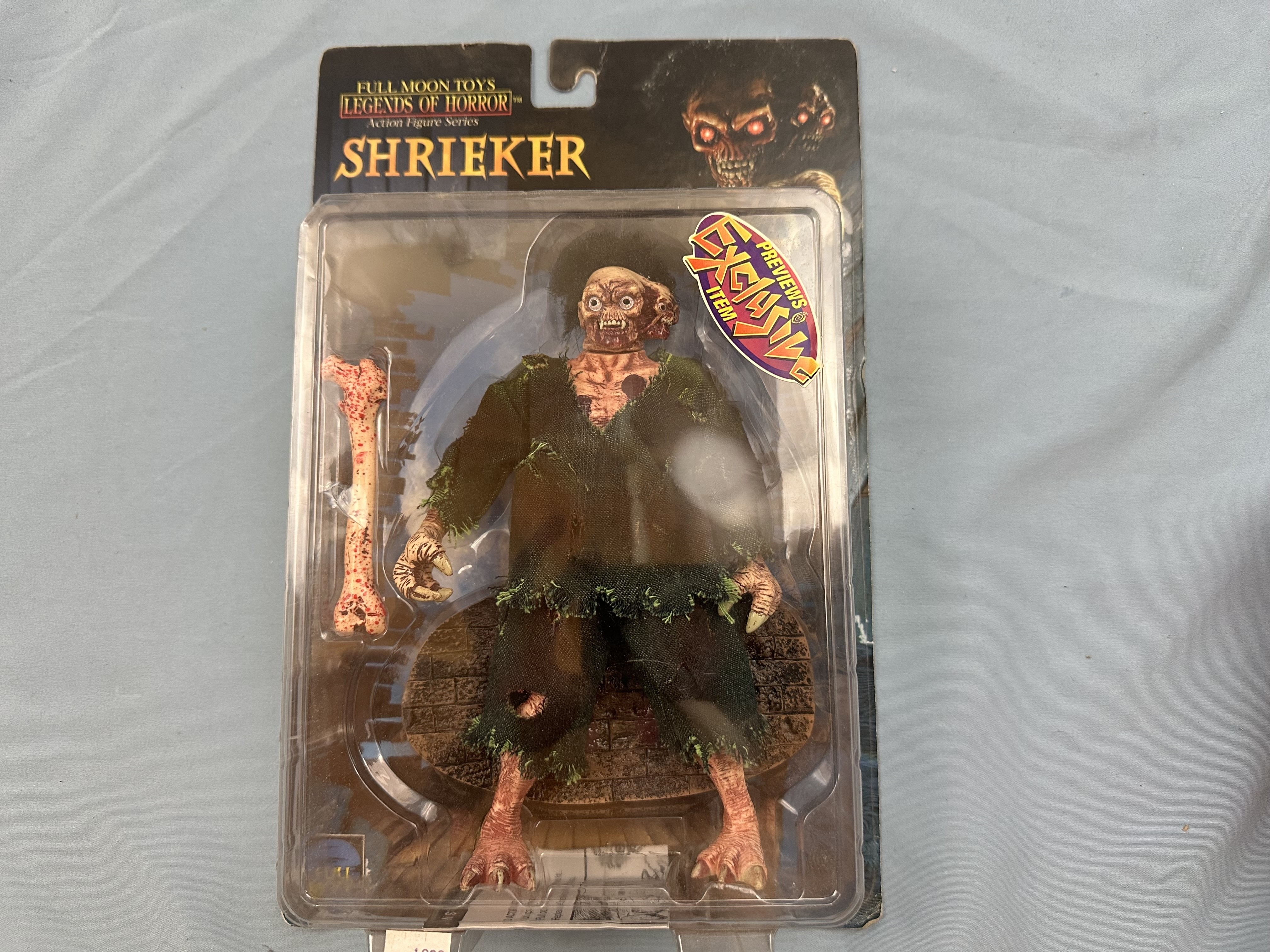 Legends of Horror SHRIEKER Action Figure 7” Full Moon Toys Exclusive 1998 Green