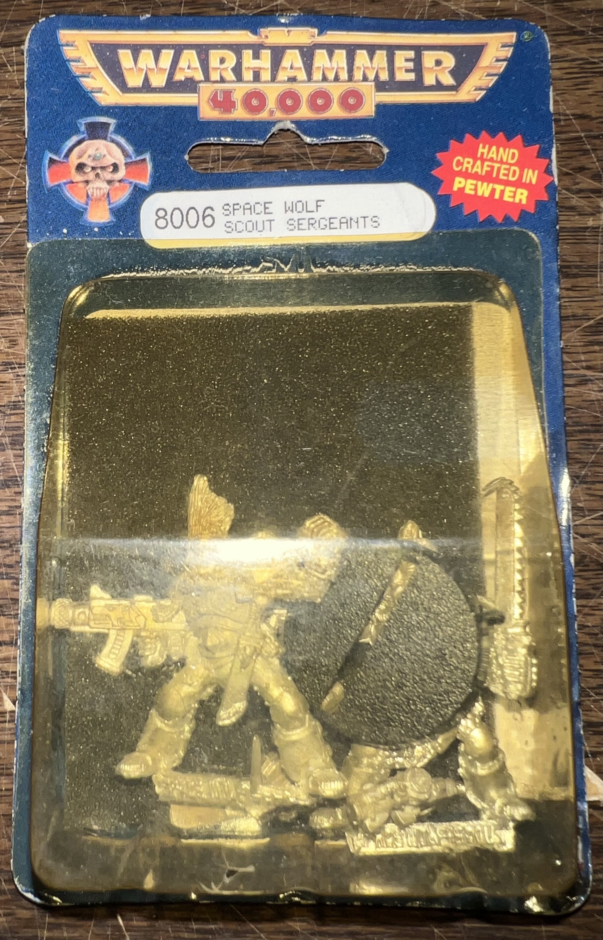 Warhammer 40k Space Wolf Scout Sergeants Miniatures