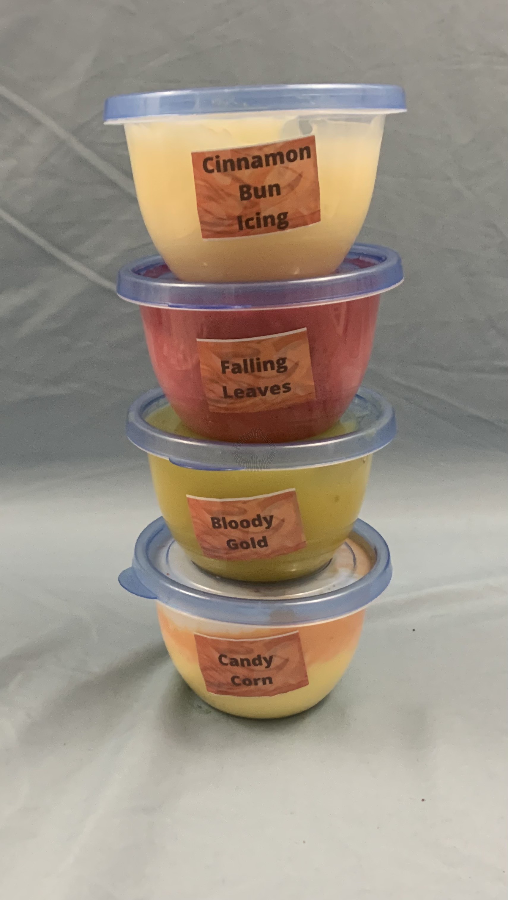 Fall Bundle Cinnamon Bun Icing Slime Bundle By AND SLIMES