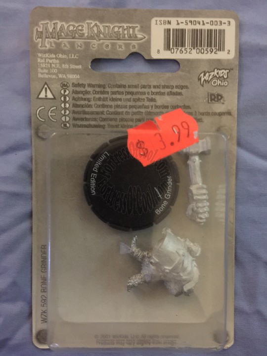 Bone Grinder Metal Miniature Mage Knight #592