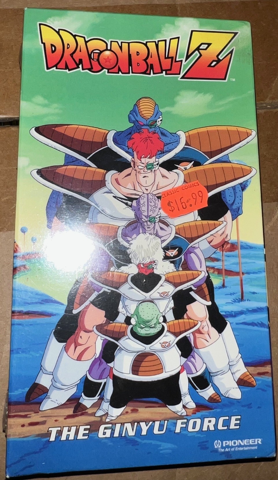 DRAGONBALL Z VOL 16 GINYU FORCE VHS -  NEW/SEALED