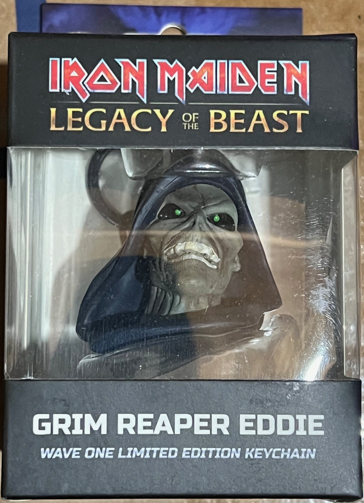 IRON MAIDEN LEGACY OF THE BEAST - GRIM REAPER KEYCHAIN