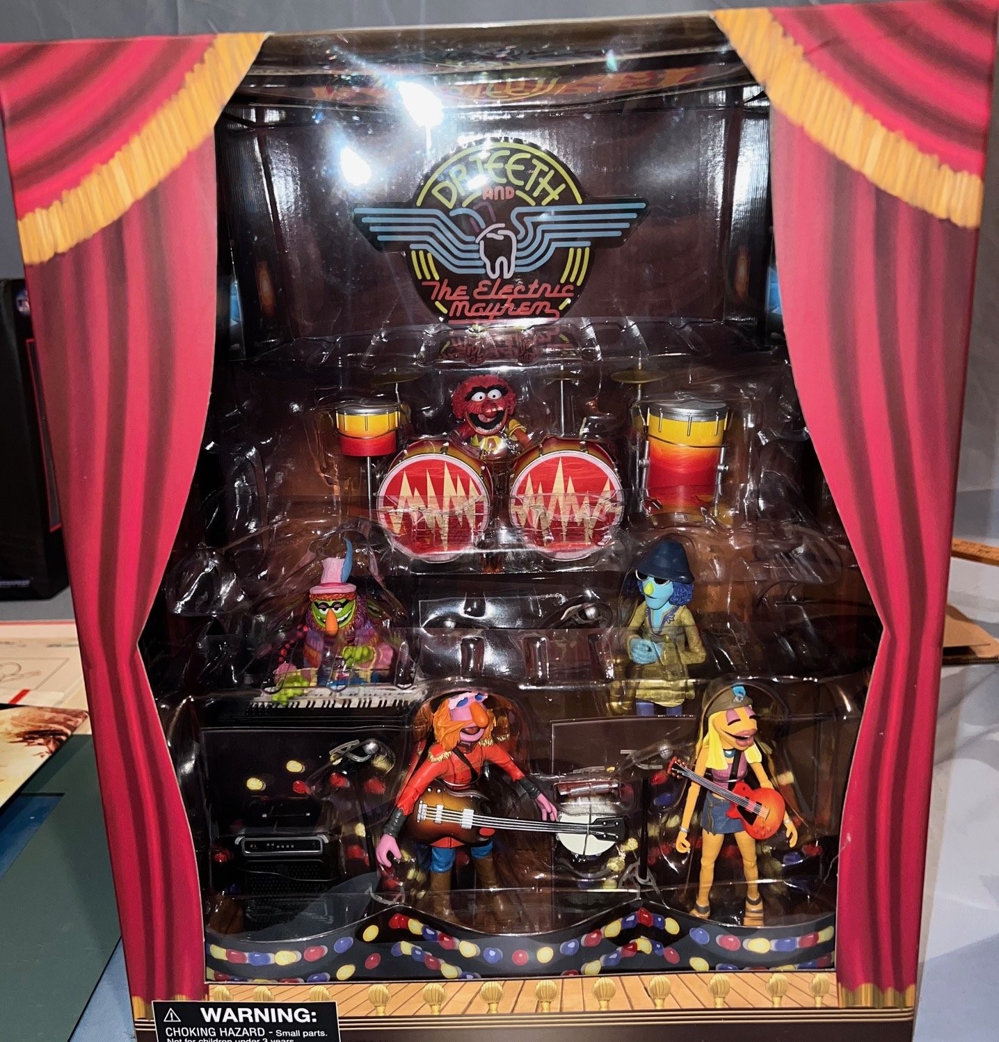 MUPPETS DELUXE BAND MEMBERS ACTION FIGURE BOX SET SDCC 2020 EXCLUSIVE