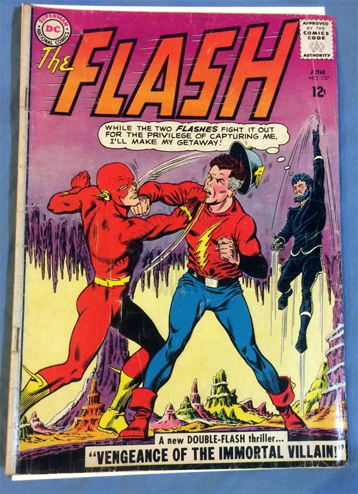 Flash #137 (First designations of Earth-One and Earth-Two) (Vandal Savage)