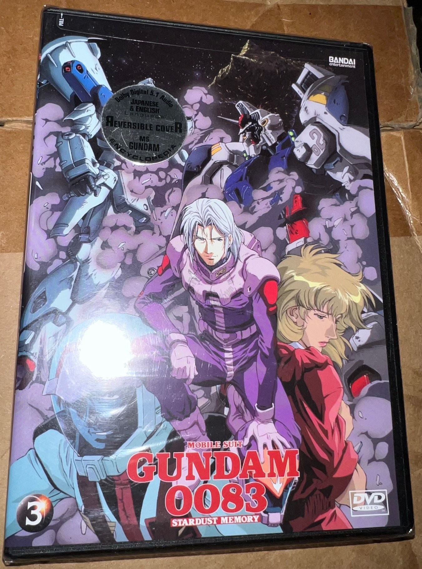 MOBILE SUIT GUNDAM 0083 VOL 3 DVD - NEW - SEALED
