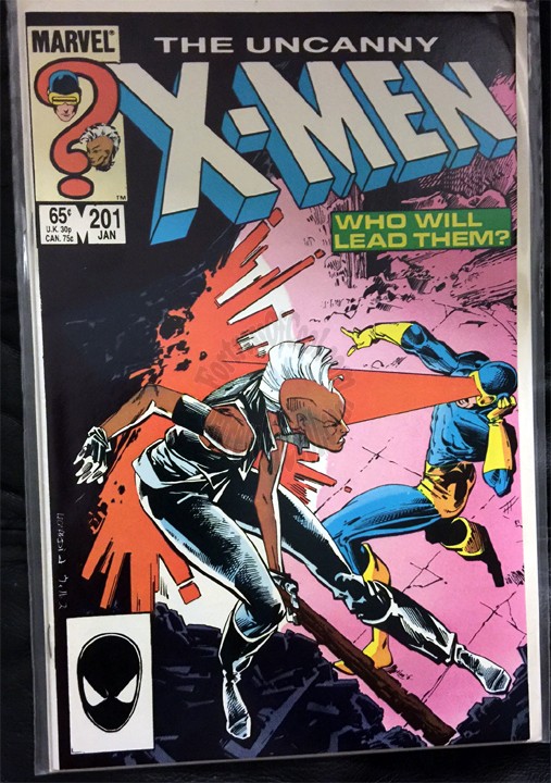 UNCANNY X-MEN #201 (1st baby Cable. 1st Modern Age Issue) (1st Whilce Portacio X-Men work)