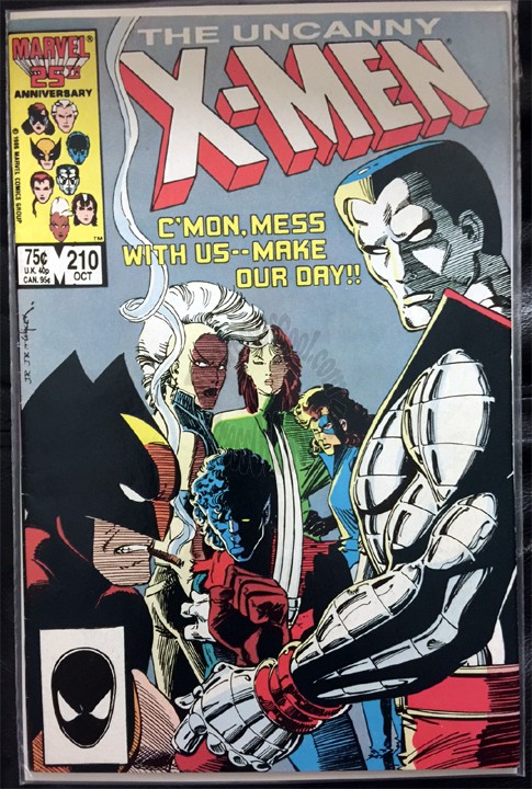 UNCANNY X-MEN #210 (Mutant Massacre. 1st Marauders. 1st Arclight)