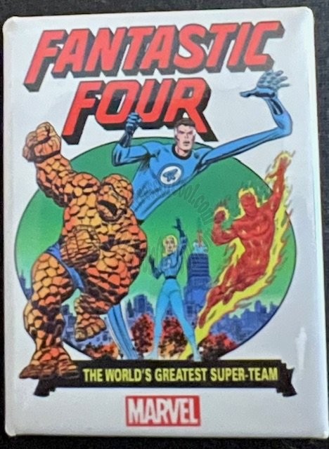 Fantastic Four - The World's Greatest Super-Team 2018 2" Promo Button / Pin