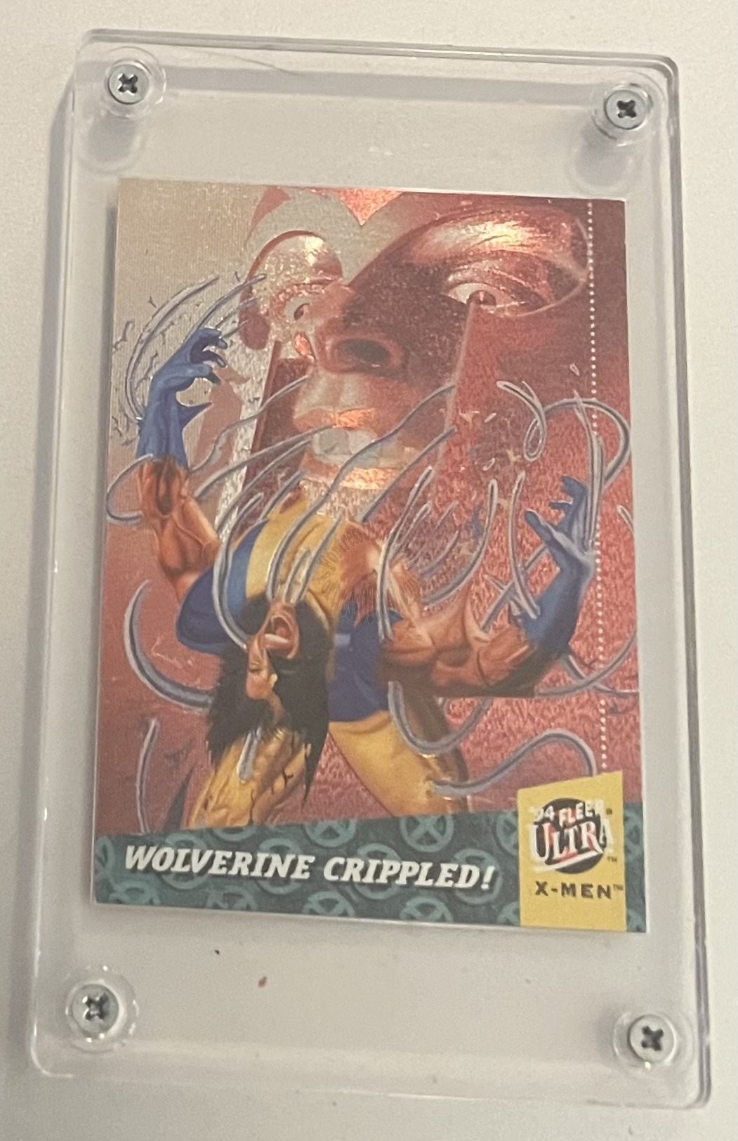 X-Men Fatal Attractions - Wolverine Crippled! Foil Insert Card #4