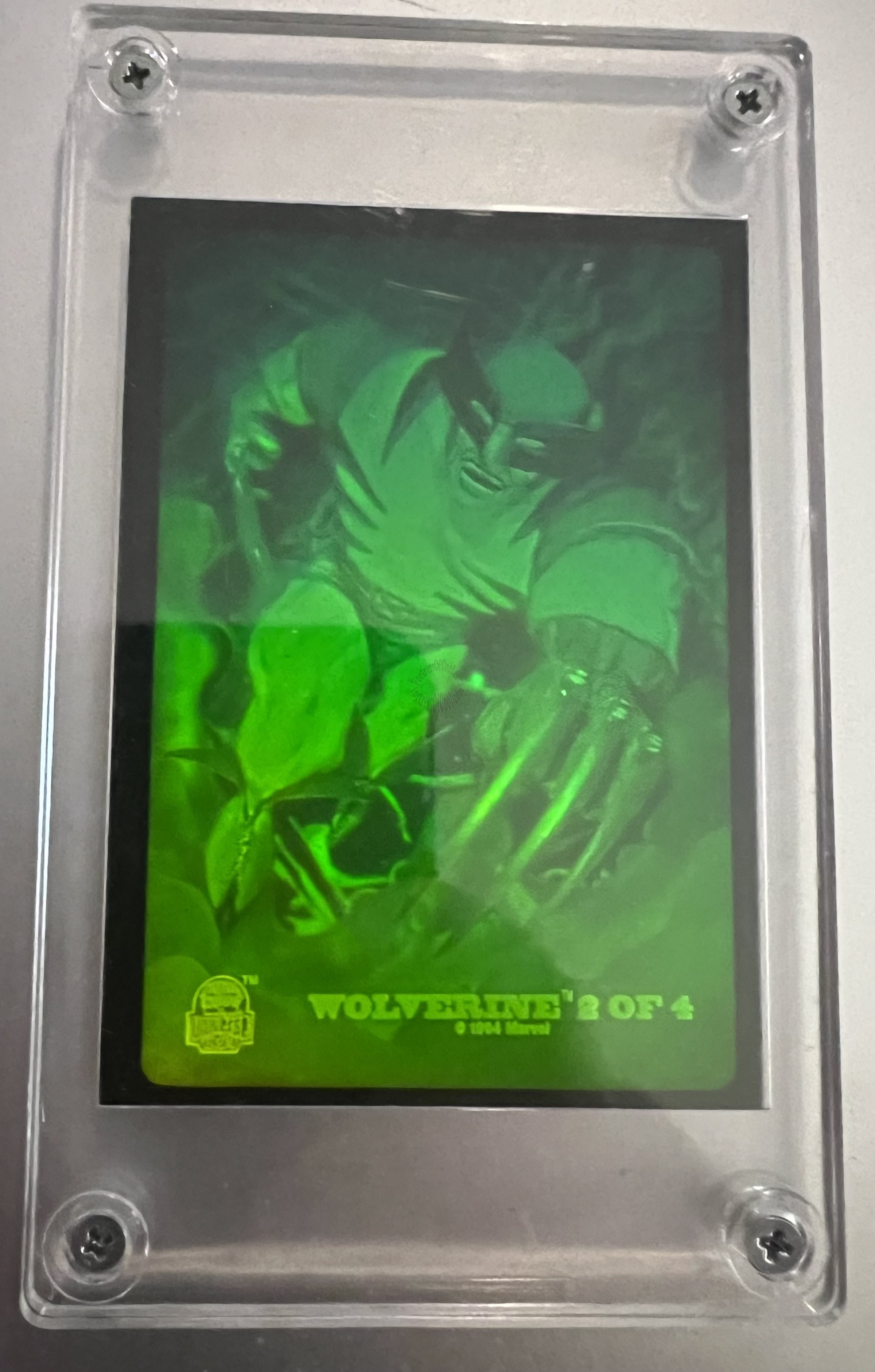 Marvel Universe Series 5 - Wolverine Hologram #2 of 4 - 1994 INSERT CARD
