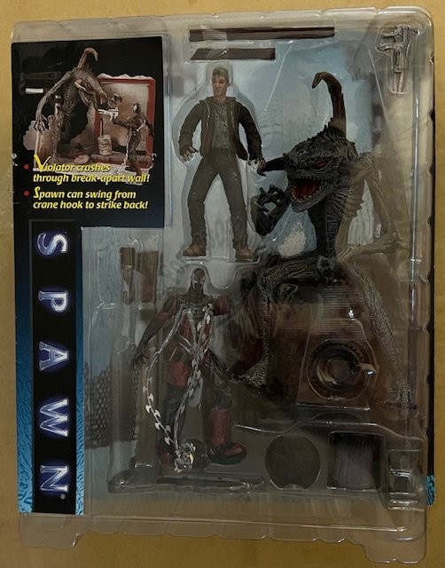 SPAWN ALLEY MOVIE PLAYSET & BUM FIGURE