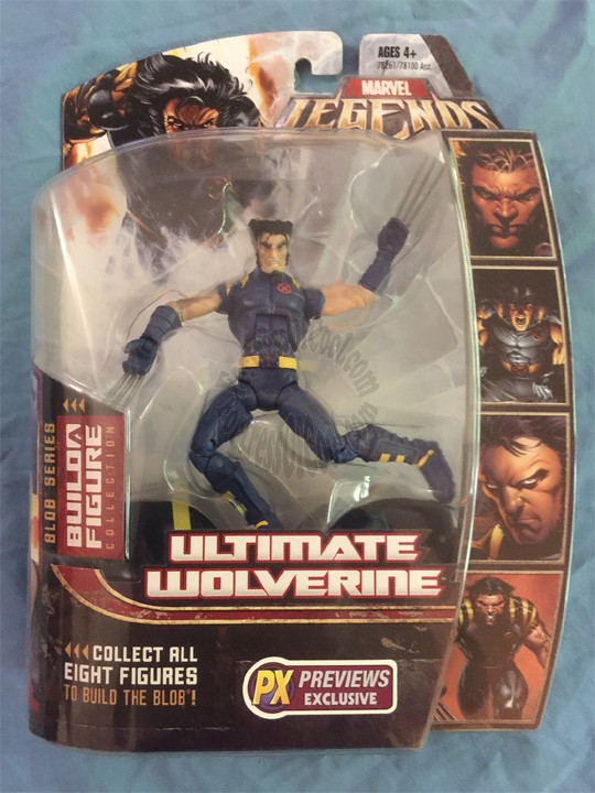 ULTIMATE WOLVERINE  PREVIEWS EXCLUSIVE BLUE VARIANT - MARVEL LEGENDS SERIES 17 (Hasbro Series 2) (BLOB SERIES) FIGURE 