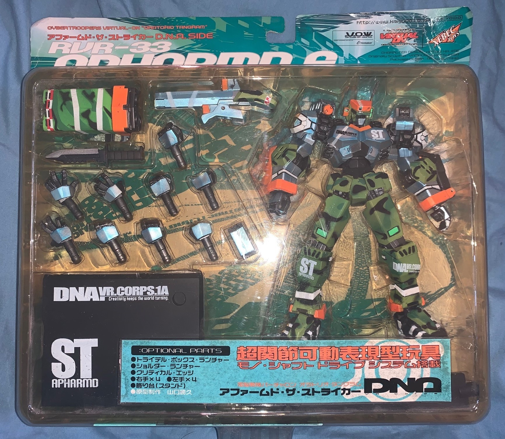 VIRTUAL ON APHARMD THE STRIKER ACTION FIGURE (RVR-33)