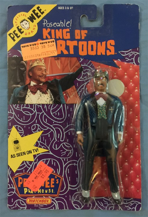Pee-Wee's Playhouse King of Cartooms Figure