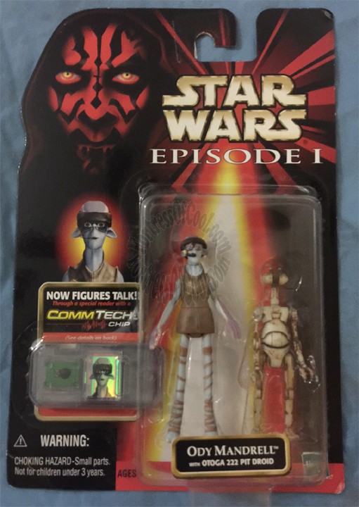 Ody Mandrell with Otoga 222 Pit Droid  Star Wars Episode I Figures