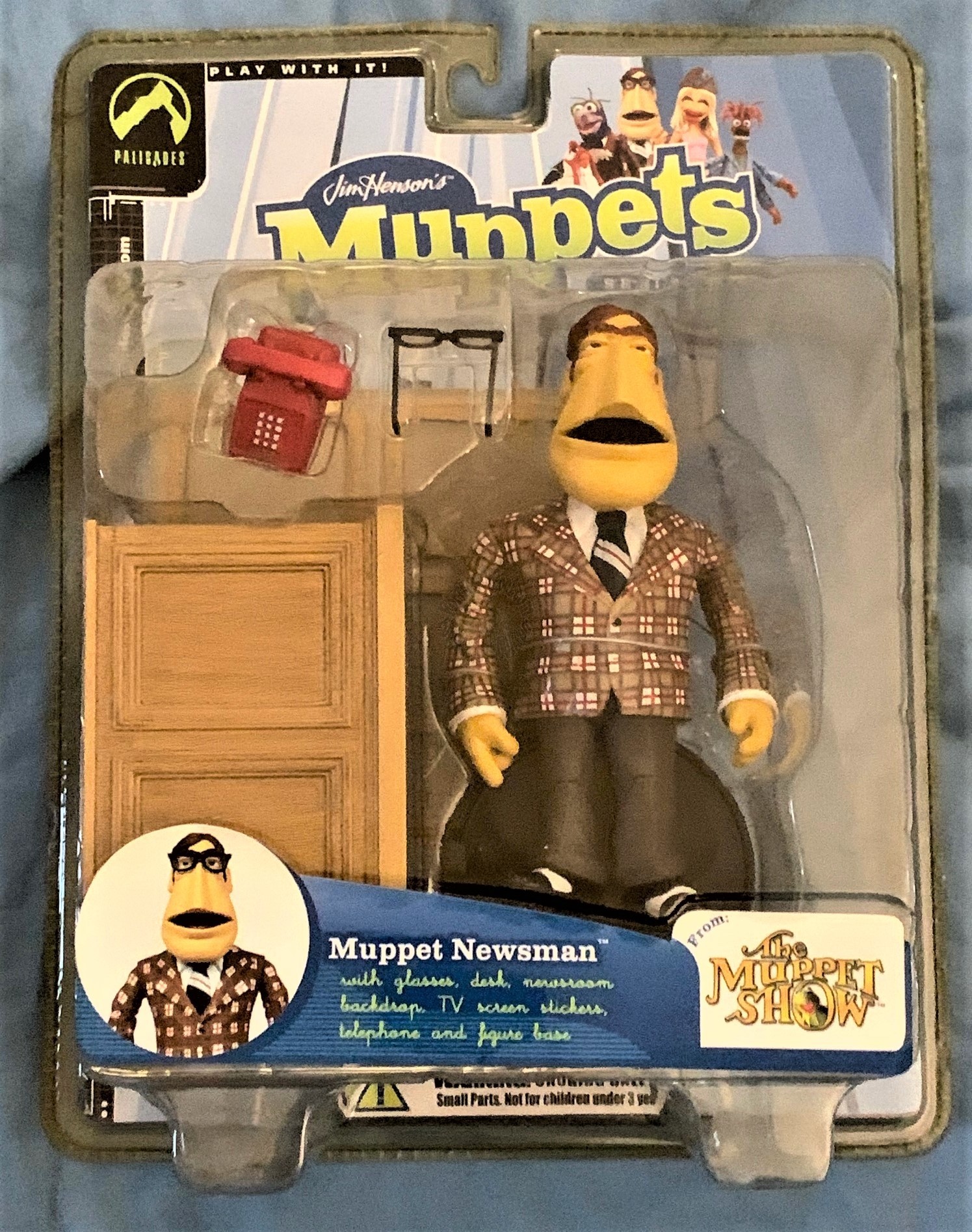 MUPPET NEWSMAN - ANCHORMAN - MUPPETS SERIES FIVE FIGURE