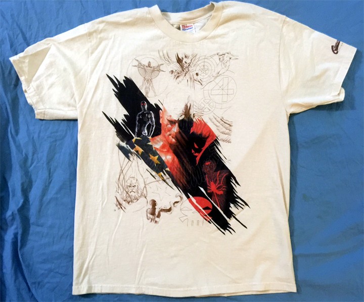 Alex Ross Earth X - Two Sided T-Shirt - Large