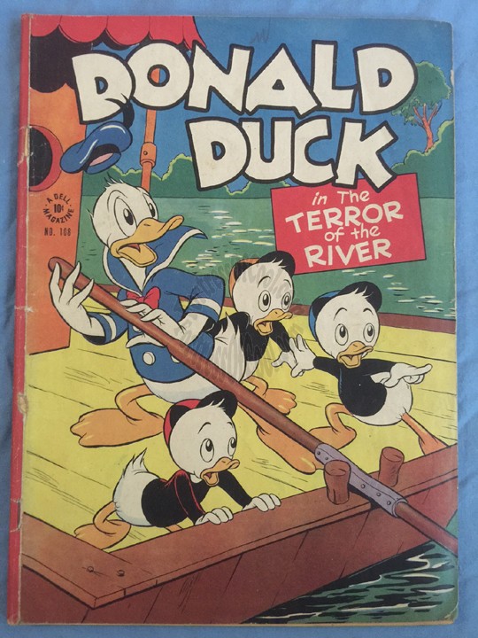 Four Color #108 "DONALD DUCK in the Terror of the River"