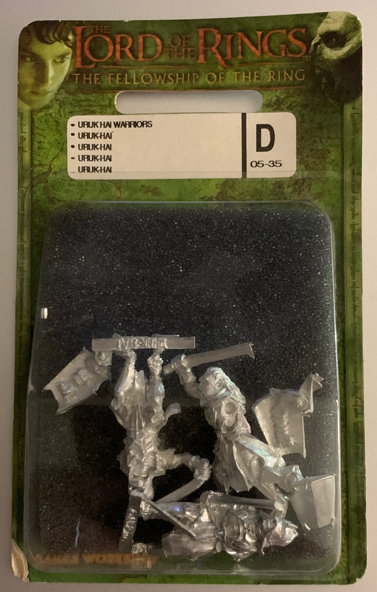 Lord of the Rings: The Fellowship of the Ring - Uruk-Hai Warriors Metal Miniatures Sealed Pack