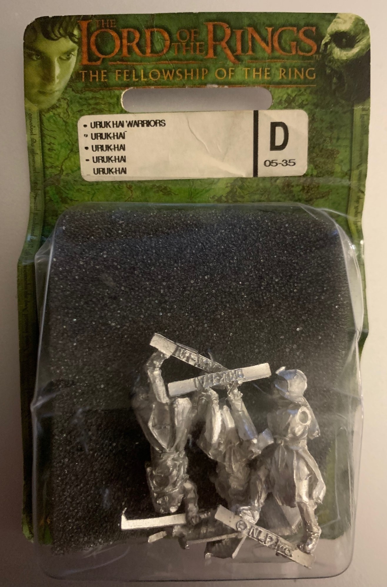 Lord of the Rings: The Fellowship of the Ring - Uruk-Hai Warriors Metal Miniatures Sealed Pack