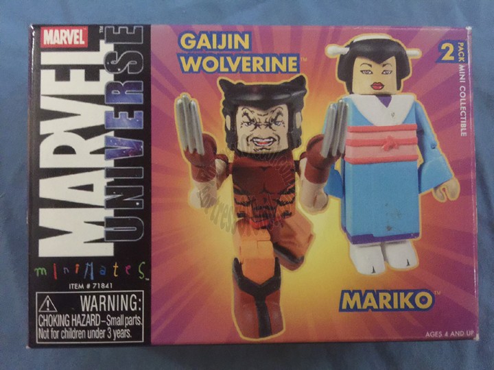 MARVEL MINIMATES 2 PACK WOLVERINE AND MARIKO