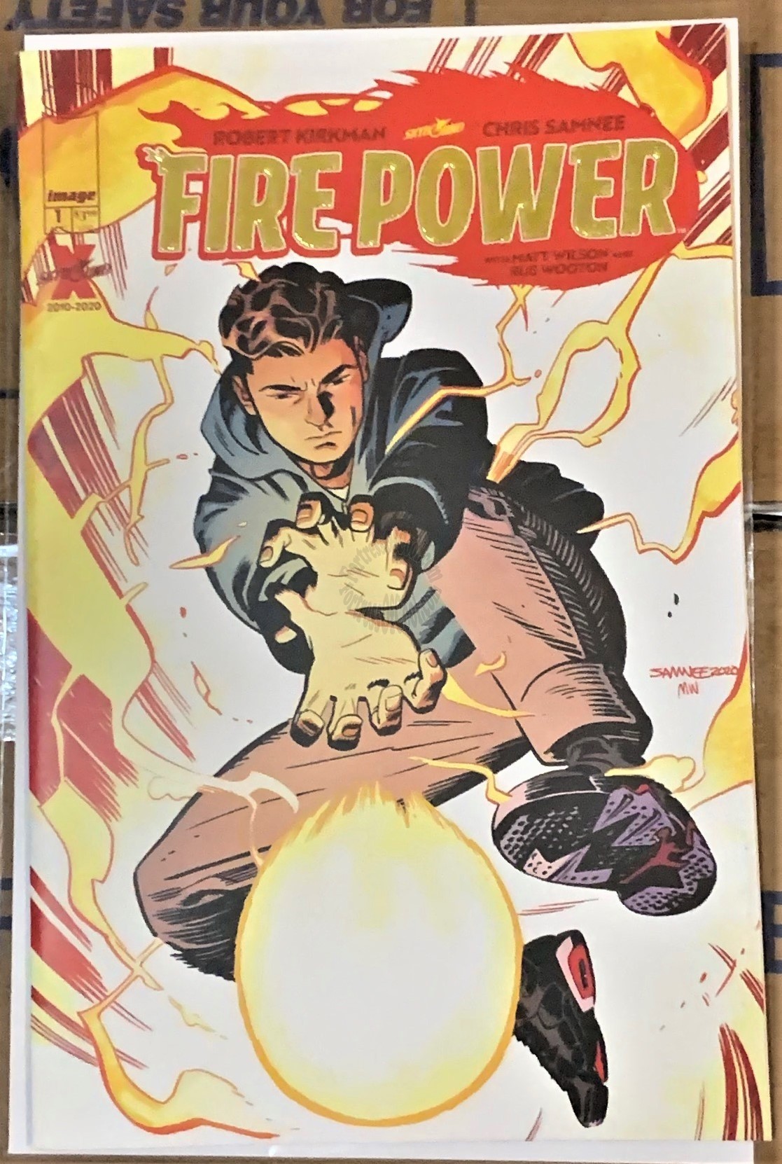 FIRE POWER #1 GOLD RETAILER THANK YOU VARIANT - ONE PER STORE