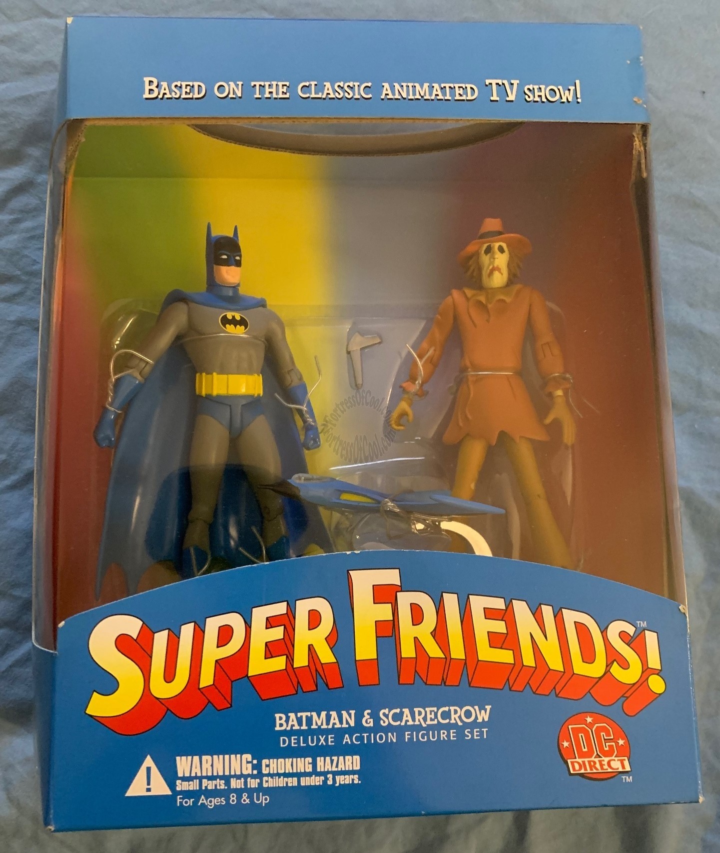 SUPER FRIENDS BATMAN & SCARECROW DELUXE ACTION FIGURE SET
