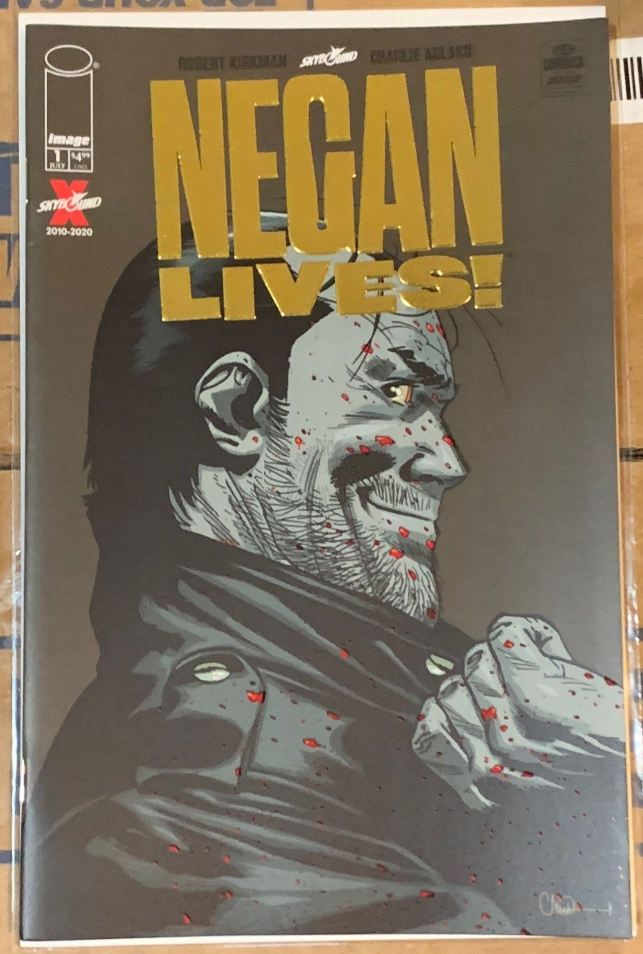 Negan Lives #1 First Print Gold Variant - One Per Store