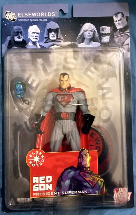 ELSEWORLDS SERIES 2 RED SON PRESIDENT SUPERMAN FIGURE