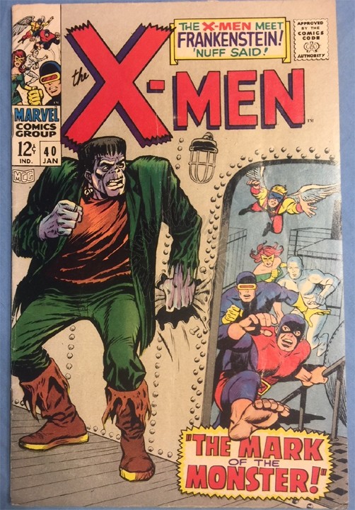 Uncanny X-Men #40 (First appearance Frankenstein Monster in Marvel)