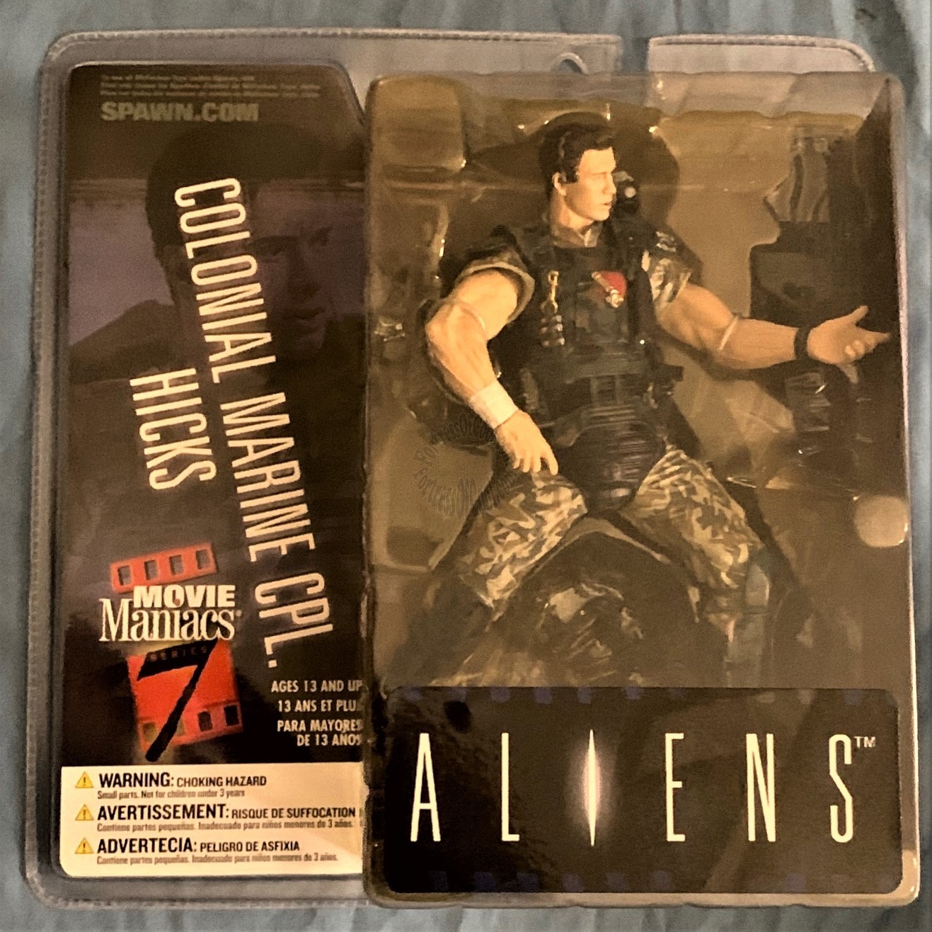 COLONIAL MARINE HICKS MOVIE MANIACS SERIES 7 ACTION FIGURE