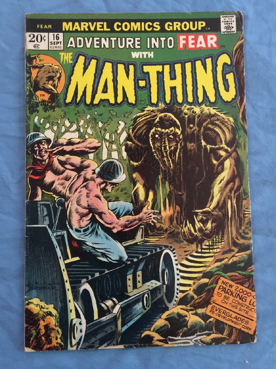 Adventure Into Fear #16 (Man-Thing)