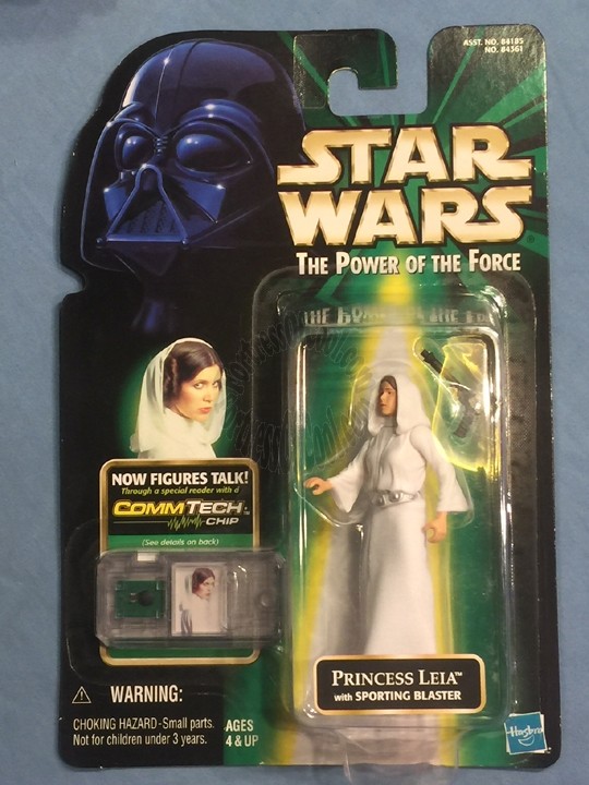 PRINCESS LEIA WITH SPORTING BLASTER FIGURE STAR WARS POTF SERIES COMMTECH