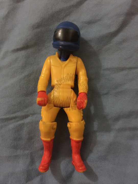 Fisher-Price Adventure People Male Motorcycler Figure (Yellow) - Vintage 1979