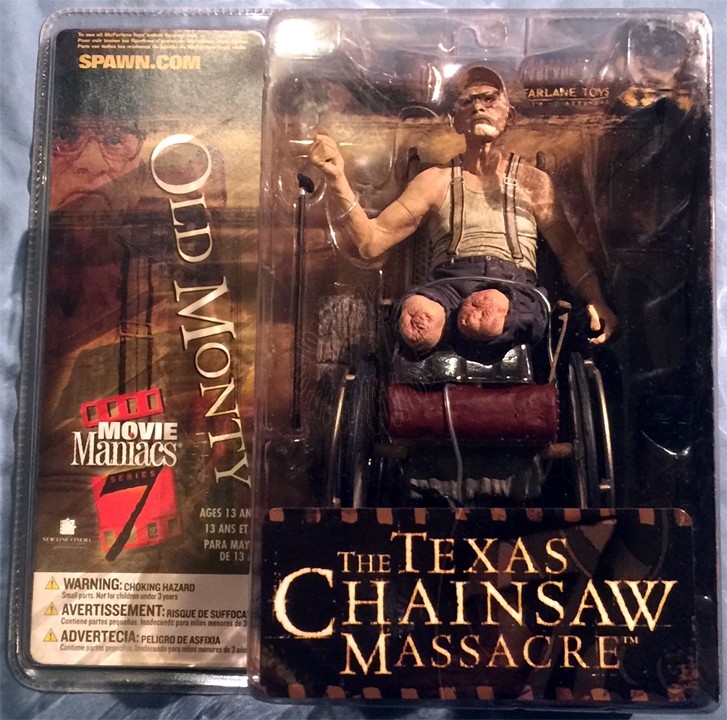Old Monty - The Texas Chainsaw Massacre - Movie Maniacs Series 7 Action Figure