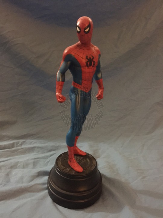 SPIDER-MAN RED COSTUME RESIN STATUE - BOWEN