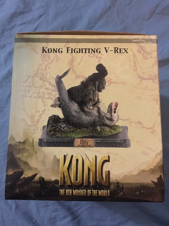 Kong Fighting V-Rex Mini Statue