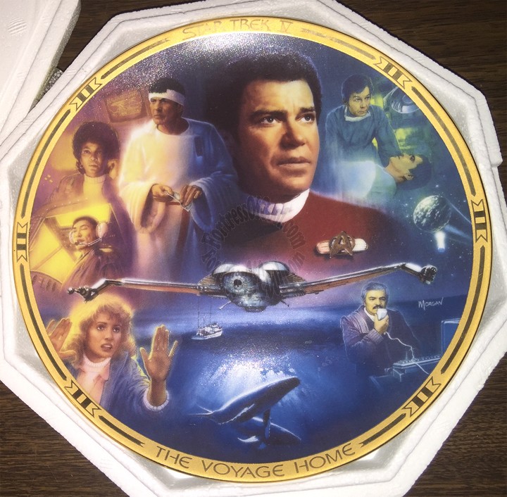 Star Trek IV "The Voyage Home" - Star Trek The Movies Plate Collection