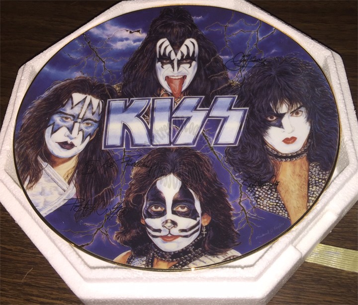 KISS "ROCKERS AND RULERS" GARTLAN COLLECTIBLE PLATE