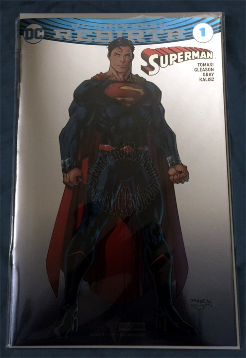 DC REBIRTH SUPERMAN #1 SDCC 2016 SAN DIEGO COMIC-CON EXCLUSIVE FOIL JIM LEE VARIANT