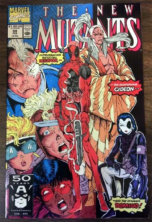 NEW MUTANTS #98 (FIRST APPEARANCE of DEADPOOL, DOMINO, GIDEON)