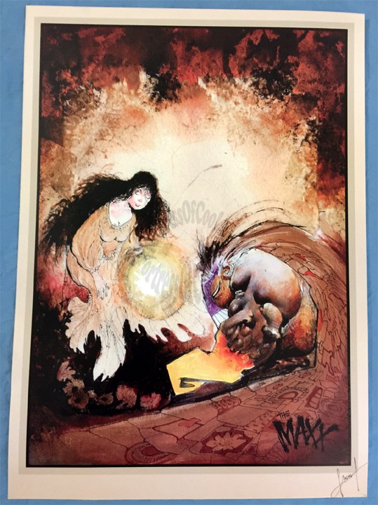 THE MAXX - SAM KIETH HAND SIGNED ART PRINT