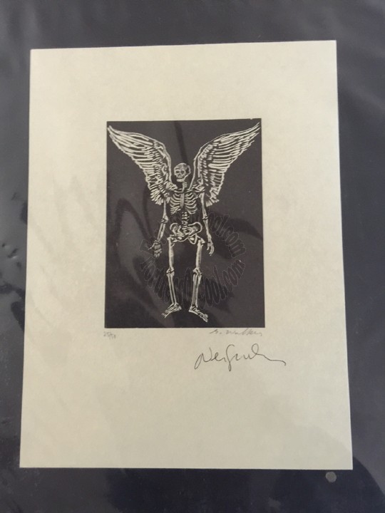 George A. Walker Limited Edition Murder Mysteries Engraving Print - Hand Signed by Neil Gaiman and George A. Walker