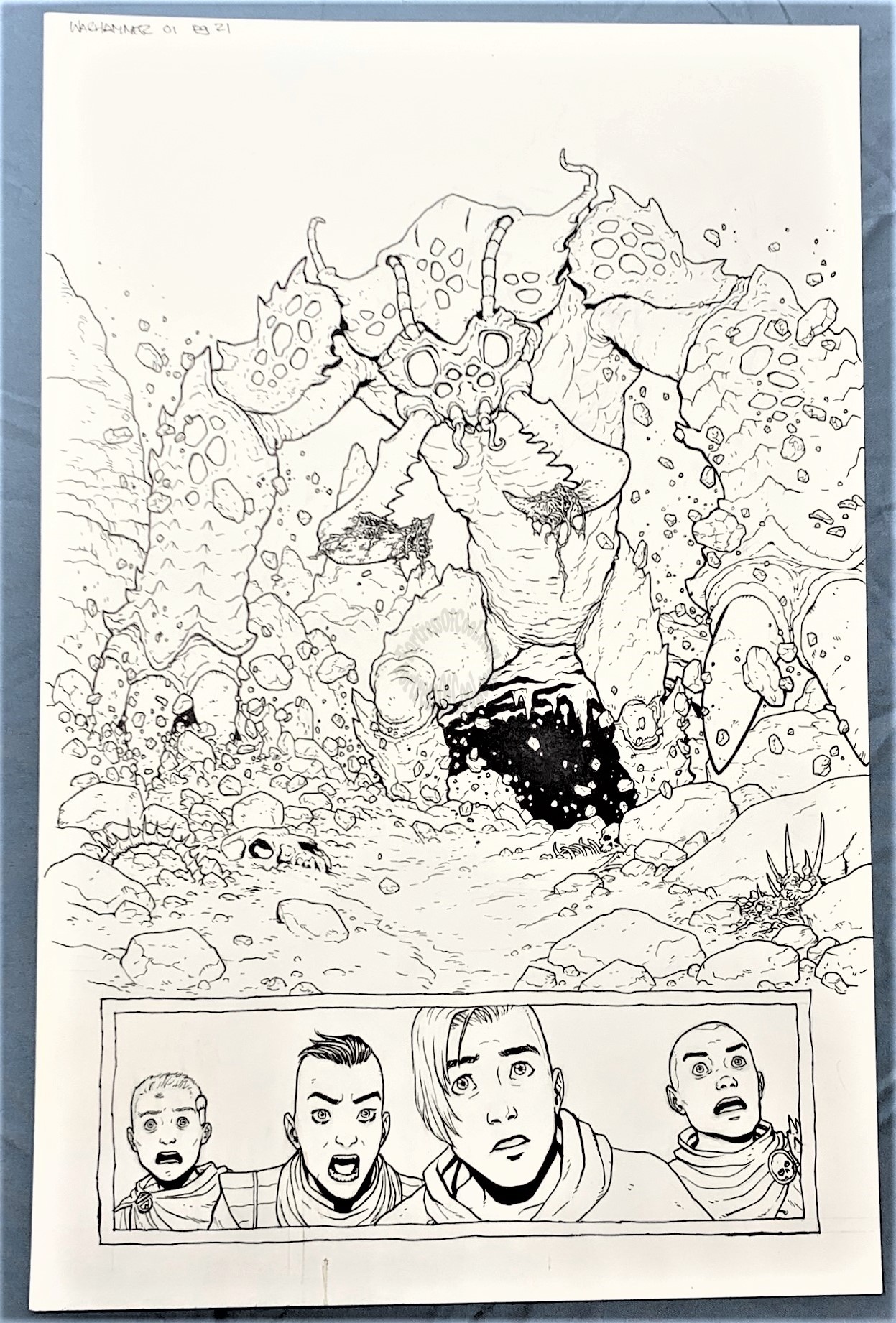 WARHAMMER 40K MARNEUS CALGAR #1 PAGE #21 ORIGINAL ART - JACEN BURROWS